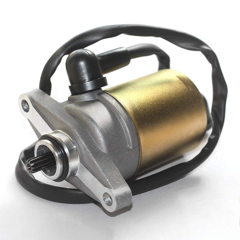 Trkimal 10 Teeth Starter Motor with Wire Cable for GY6 49cc 50cc Scooter 139QMB Moped ATV Go Karts TAOTAO SUNL ROKETA Tank Baja - Image 1